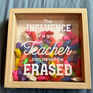 Colorful Teacher Shadow Box
